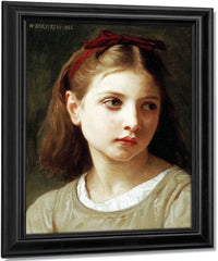 Une Petite Fille By William Adolphe Bouguereau Fine Art Print