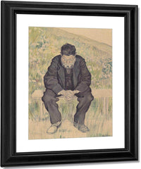 Unemployed 1891 Realism Charcoal Pastel Pencil Watercolor 61X47Cm By Ferdinand Hodler Fine Art Print