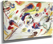 Untitle ( First Abstract  Watercolour) 1910 By Wassily Kandinsky Fine Art Print