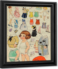 Untitled 1 By Grace G Drayton Fine Art Print