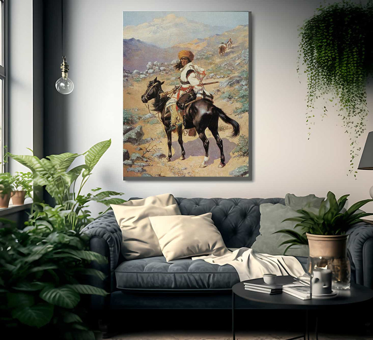 Untitled 2 By Frederic Remington Fine Art Print