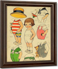 Untitled 2 By Grace G Drayton Fine Art Print