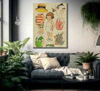 Untitled 2 By Grace G Drayton Fine Art Print