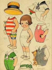 Untitled 2 By Grace G Drayton Fine Art Print