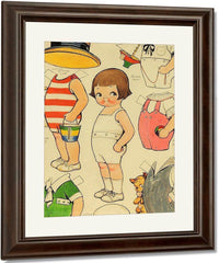 Untitled 2 By Grace G Drayton Fine Art Print