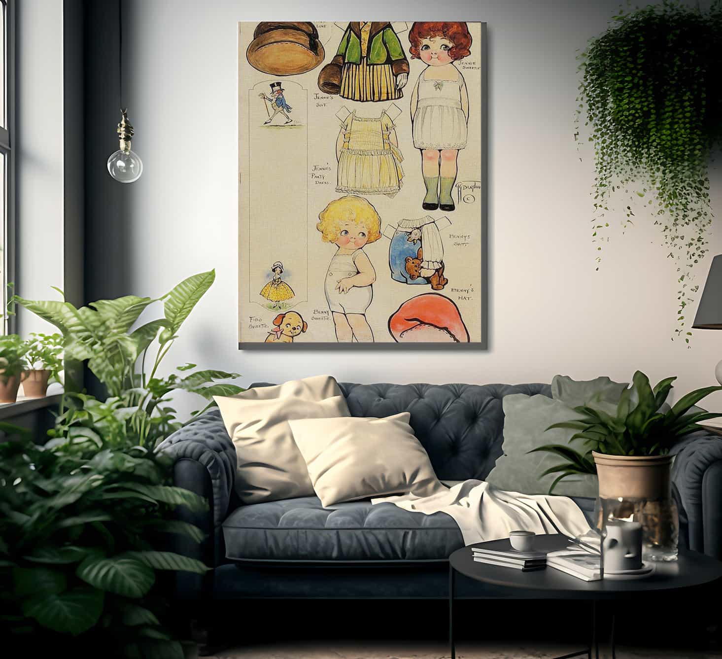 Untitled 3 By Grace G Drayton Fine Art Print