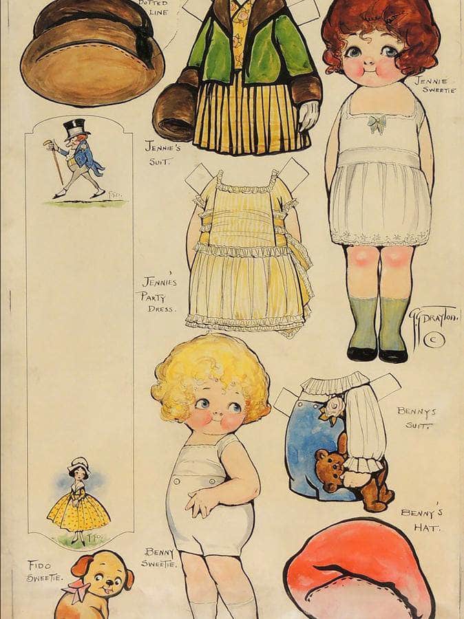 Untitled 3 By Grace G Drayton Fine Art Print