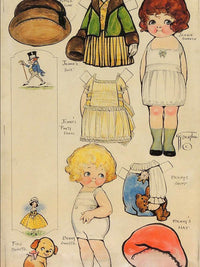 Untitled 3 By Grace G Drayton Fine Art Print