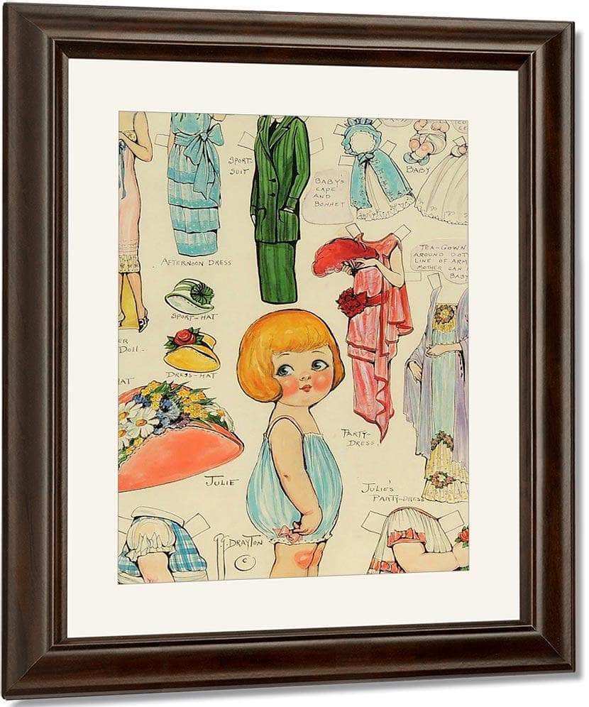 Untitled By Grace G Drayton Fine Art Print