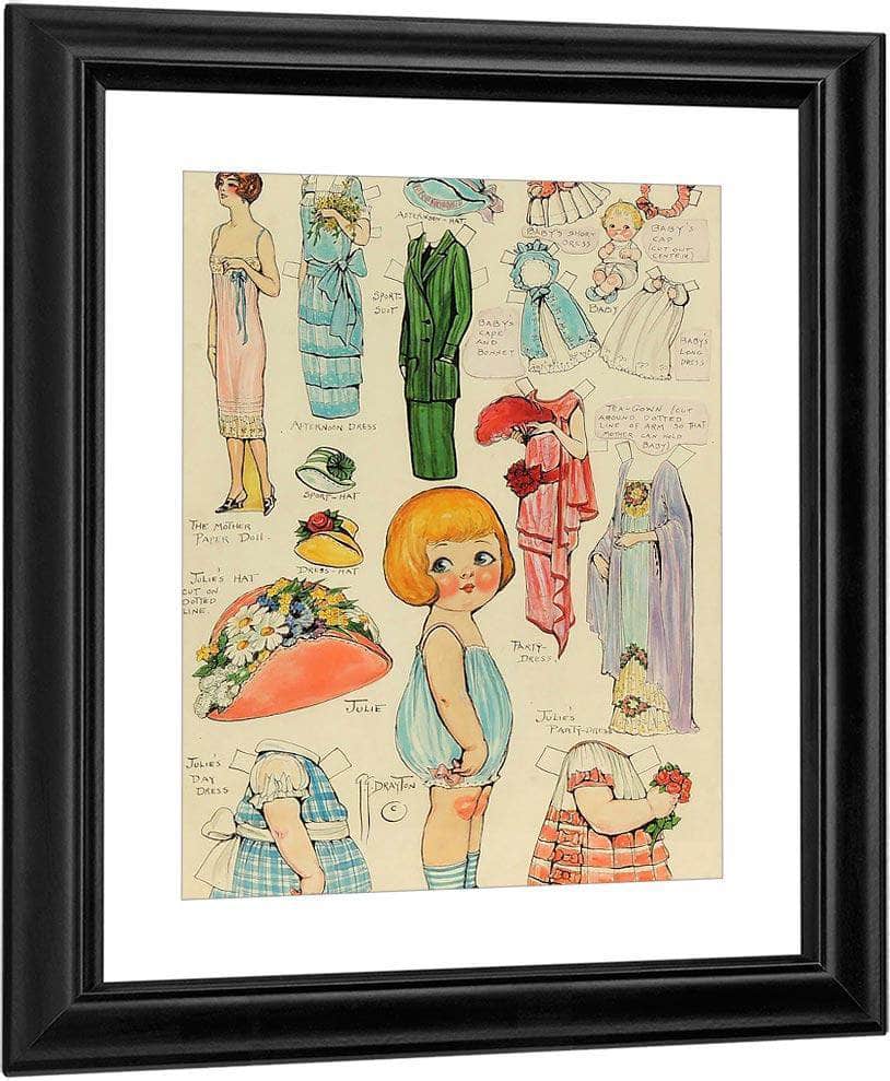 Untitled By Grace G Drayton Fine Art Print