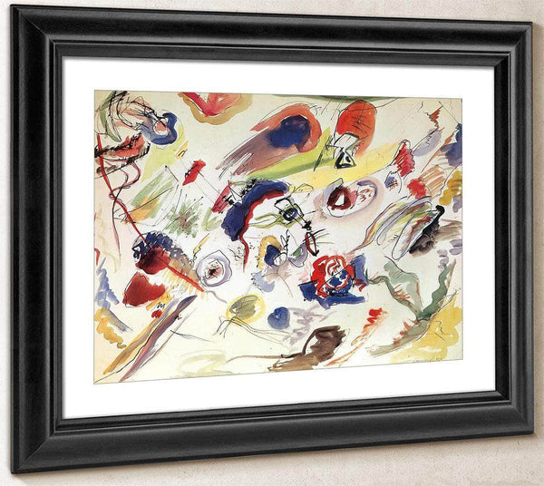 Untitled (First Abstract Watercolour By Wassily Kandinsky Fine Art Print