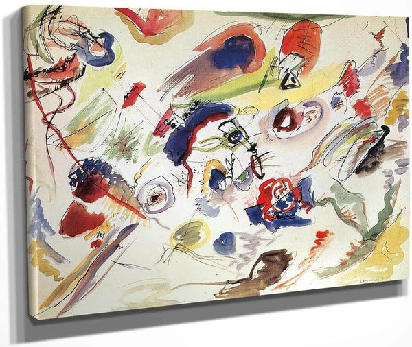 Untitled (First Abstract Watercolour By Wassily Kandinsky Fine Art Print