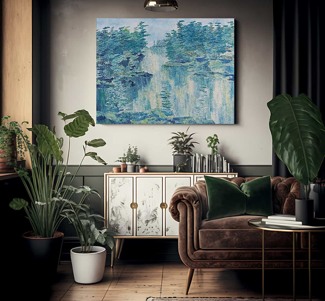 Untitled Green Waters By Robert Reid Fine Art Print