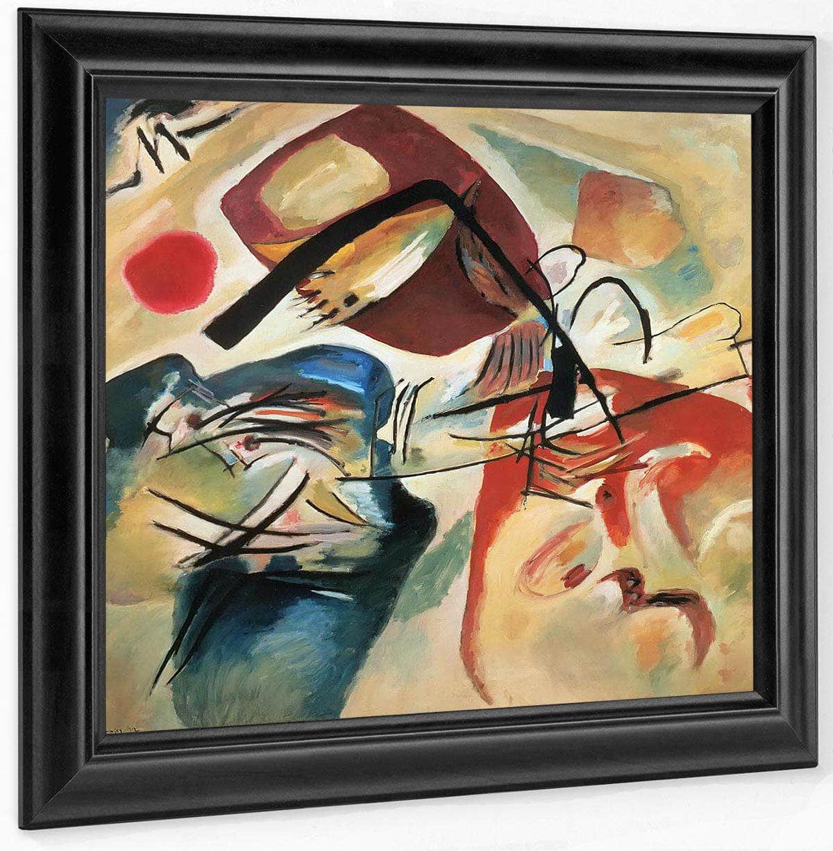 Untitled Iv By Wassily Kandinsky Fine Art Print