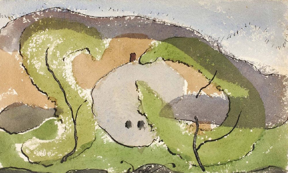 Untitled (Landscape) By Arthur Dove Fine Art Print