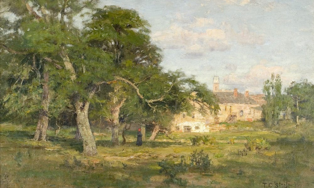 Untitled Landscape By Theodore Clement Steele Fine Art Print