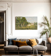 Untitled Landscape By Theodore Clement Steele Fine Art Print