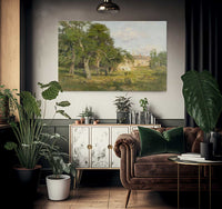 Untitled Landscape By Theodore Clement Steele Fine Art Print