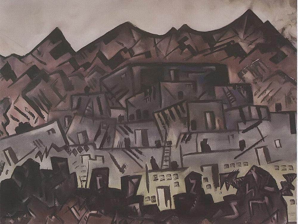 Untitled New Mexico Landscape By Cady Wells Fine Art Print