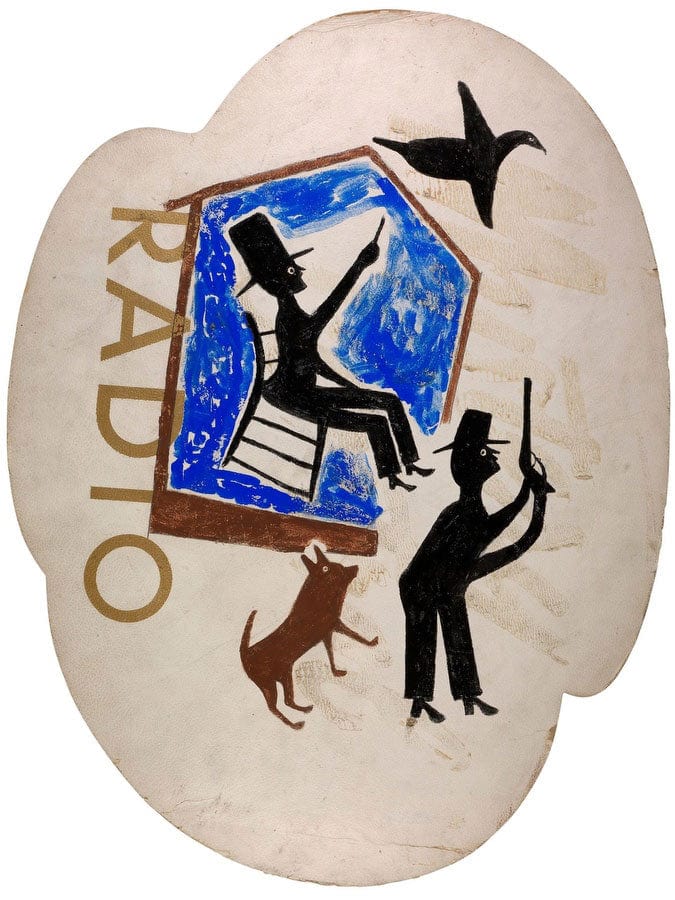 Untitled Radio By Bill Traylor Fine Art Print