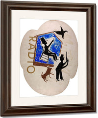 Untitled Radio By Bill Traylor Fine Art Print