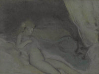 Untitled Reclining Woman 1909 By Everett Shinn Fine Art Print