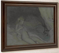 Untitled Reclining Woman 1909 By Everett Shinn Fine Art Print