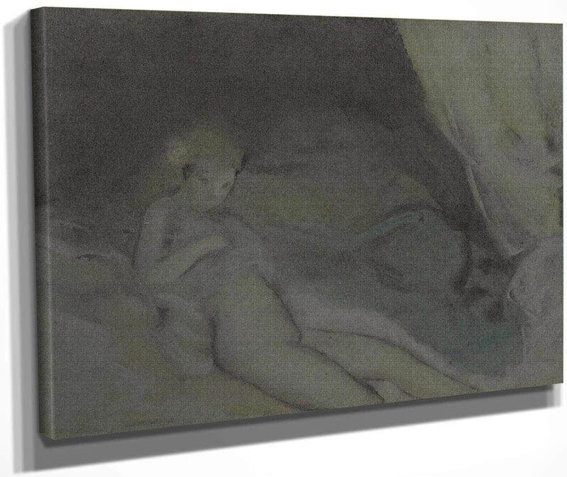 Untitled Reclining Woman 1909 By Everett Shinn Fine Art Print