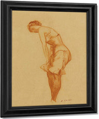 Untitled Silk Stockings By Everett Shinn Fine Art Print