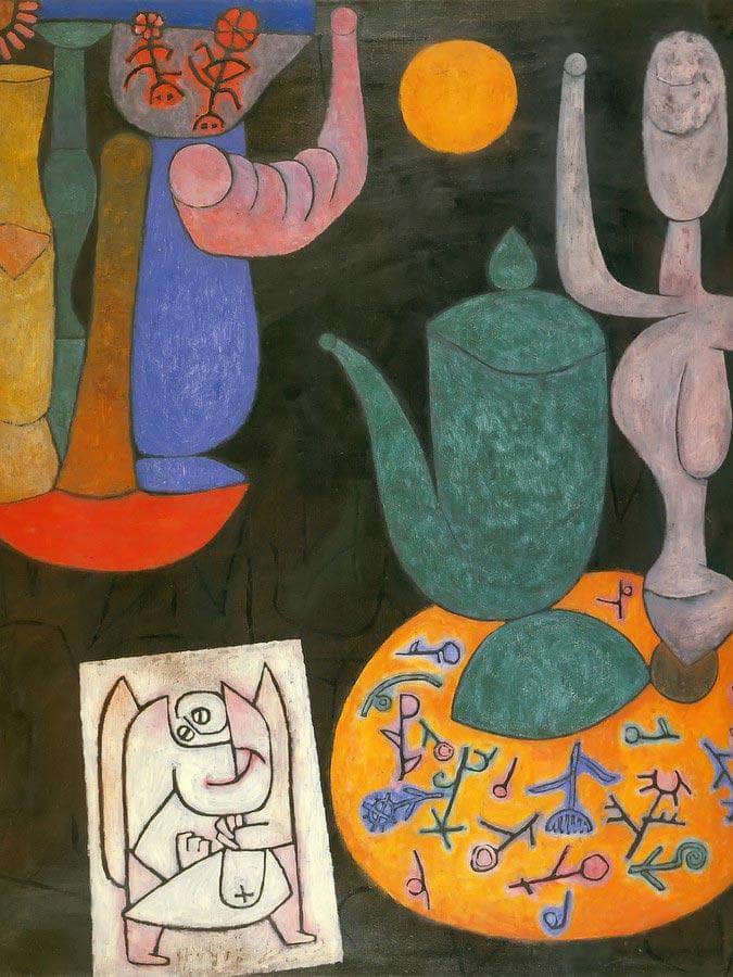 Untitled ( Still Life) By Paul Klee Fine Art Print