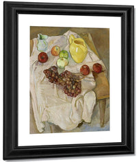 Untitled [Yellow Pitcher Apples And Grapes] By Pierre Daura Fine Art Print
