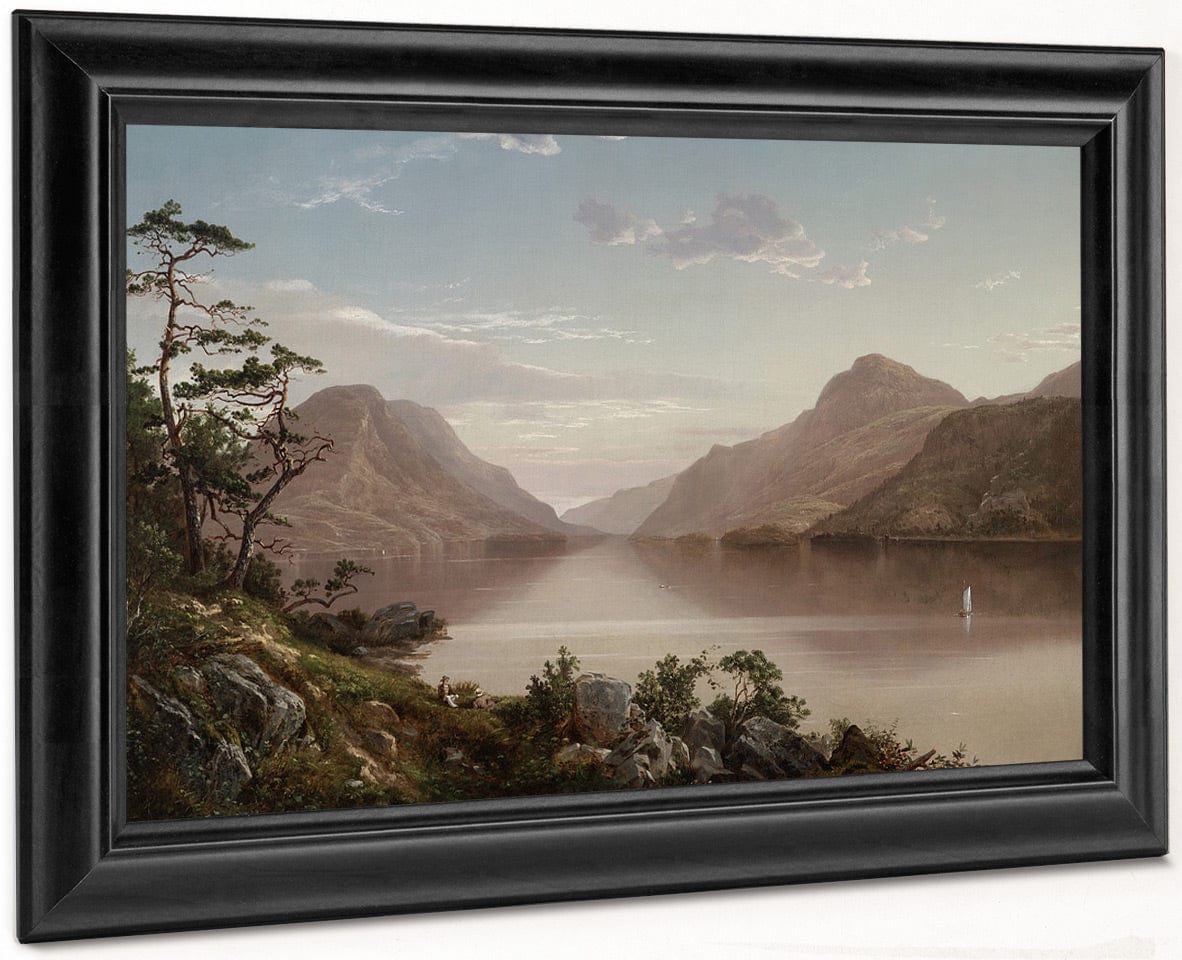 Up The Hudson To West Point By David Johnson Fine Art Print