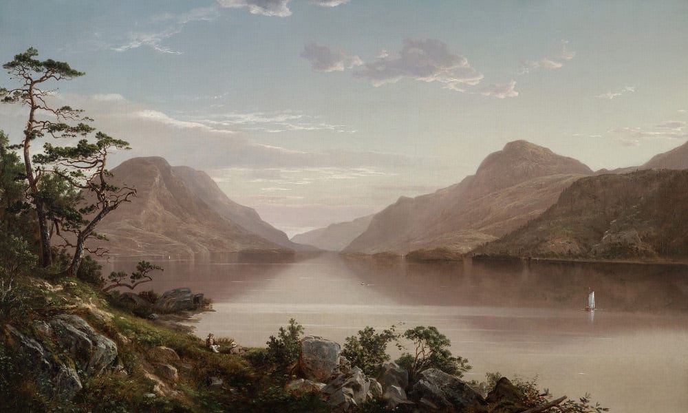 Up The Hudson To West Point By David Johnson Fine Art Print