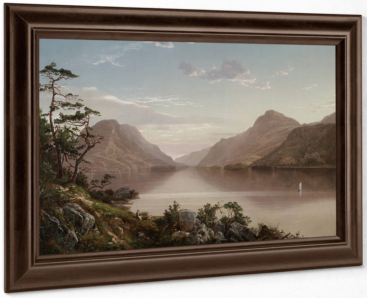 Up The Hudson To West Point By David Johnson Fine Art Print