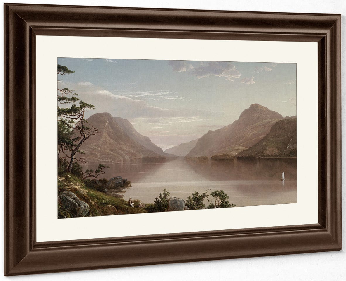 Up The Hudson To West Point By David Johnson Fine Art Print
