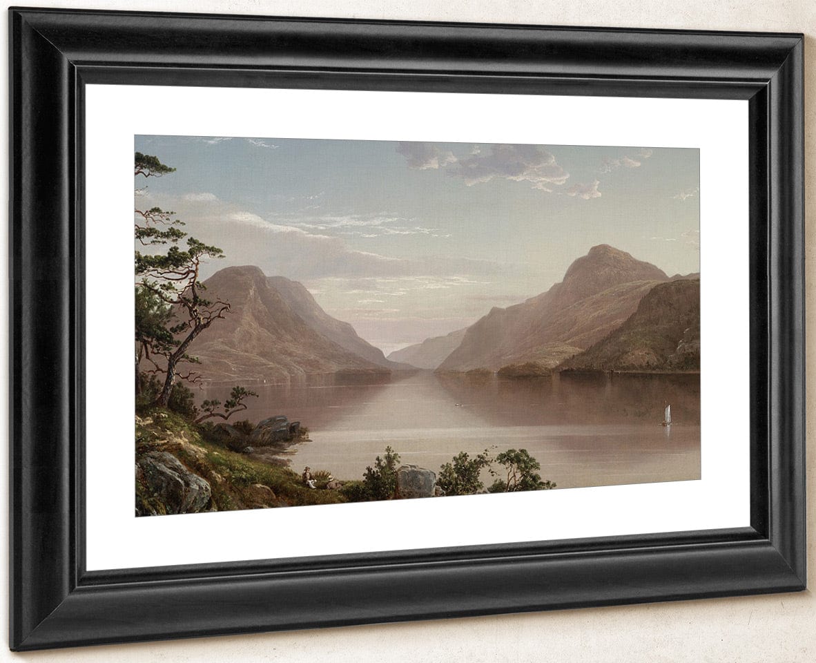Up The Hudson To West Point By David Johnson Fine Art Print