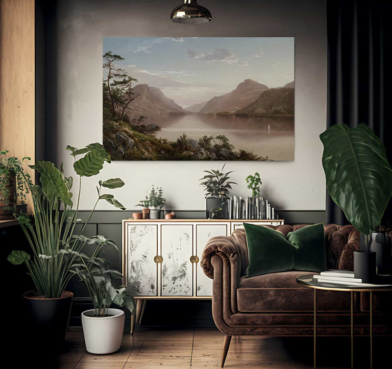 Up The Hudson To West Point By David Johnson Fine Art Print