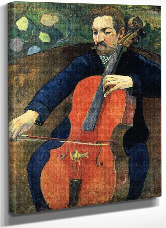 Upaupa Schneklud (The Player Schneklud) By Eugene Henri Paul Gauguin Fine Art Print