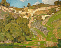 Upward Trail By William Wendt Fine Art Print