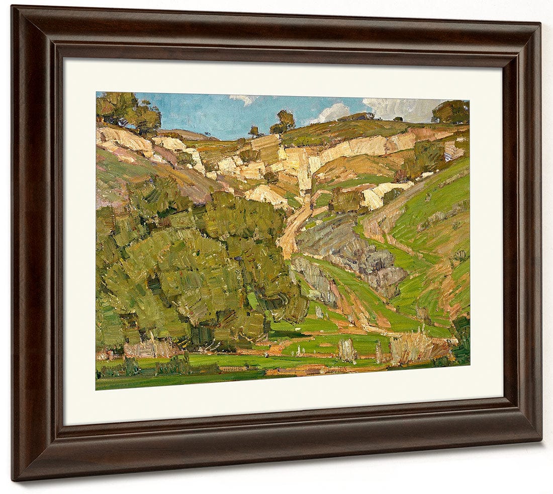 Upward Trail By William Wendt Fine Art Print