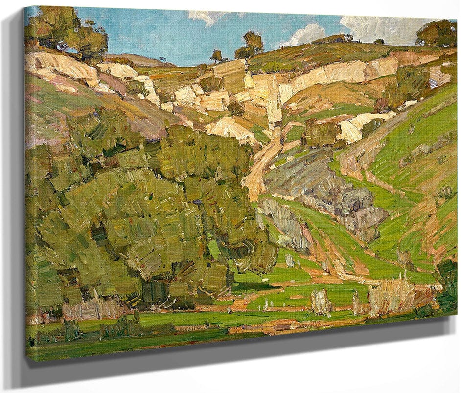 Upward Trail By William Wendt Fine Art Print