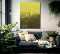 Urban Nocturne By Paul Cornoyer Fine Art Print