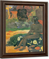 Vairaumati Tei Oa ( Her Name Is Vairaumati) By Paul Gauguin Fine Art Print