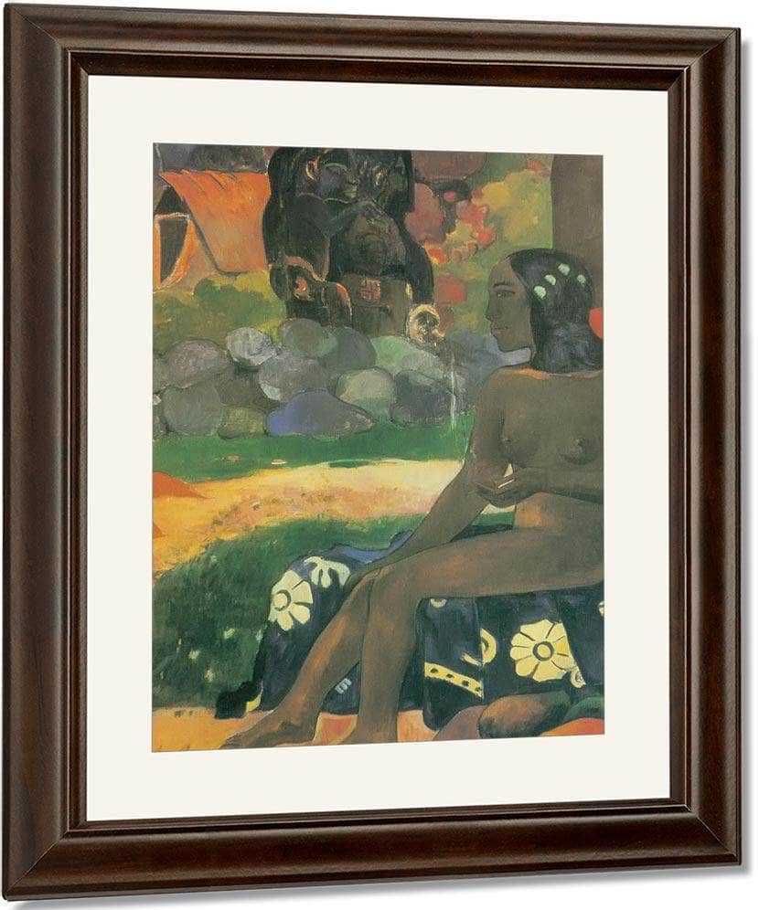 Vairaumati Tei Oa ( Her Name Is Vairaumati) By Paul Gauguin Fine Art Print