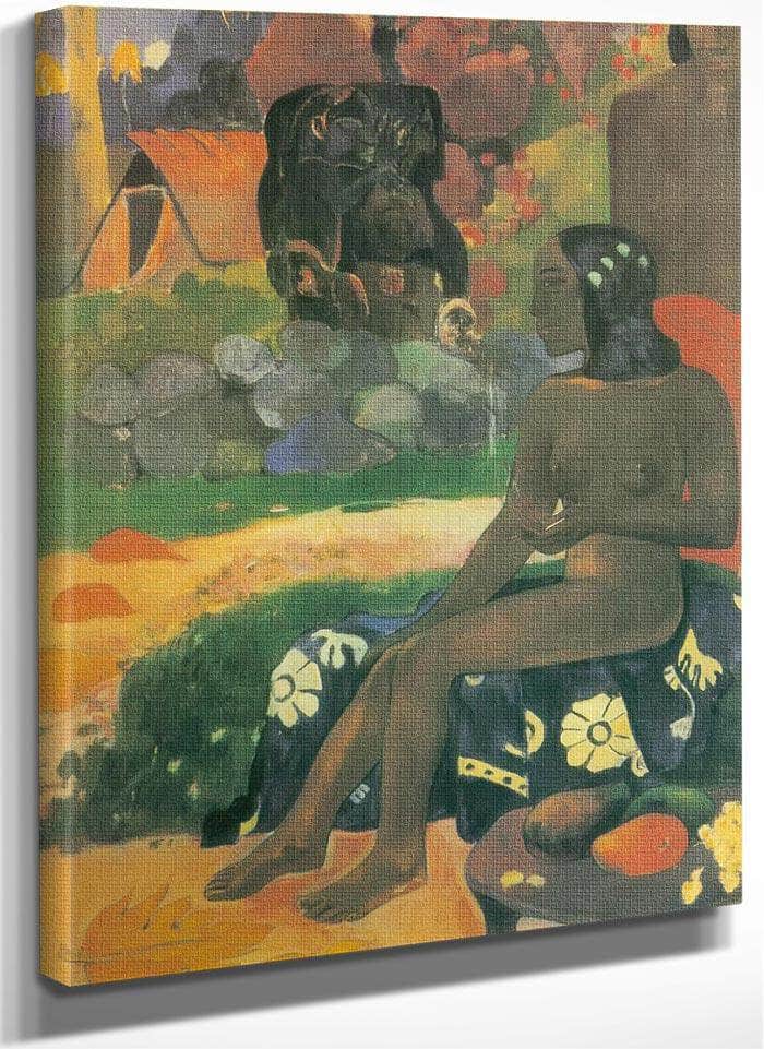 Vairaumati Tei Oa ( Her Name Is Vairaumati) By Paul Gauguin Fine Art Print