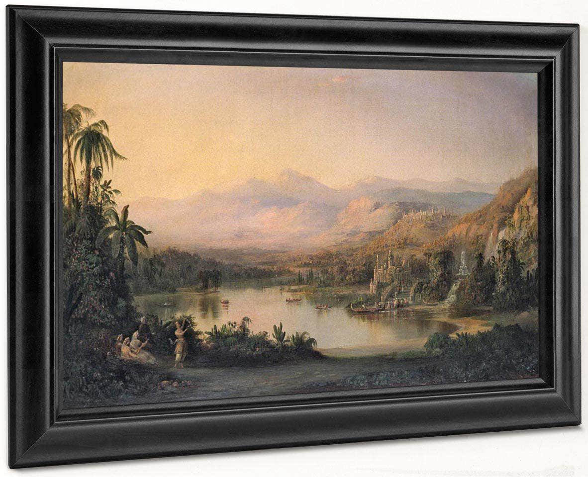 Vale Of Kashmir By Duncanson Robert Fine Art Print