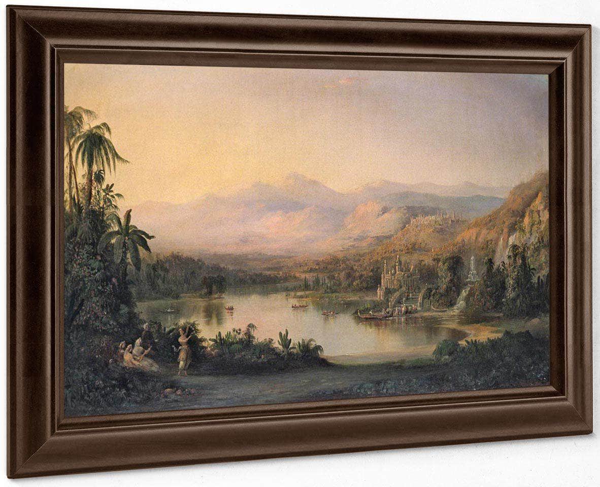 Vale Of Kashmir By Duncanson Robert Fine Art Print
