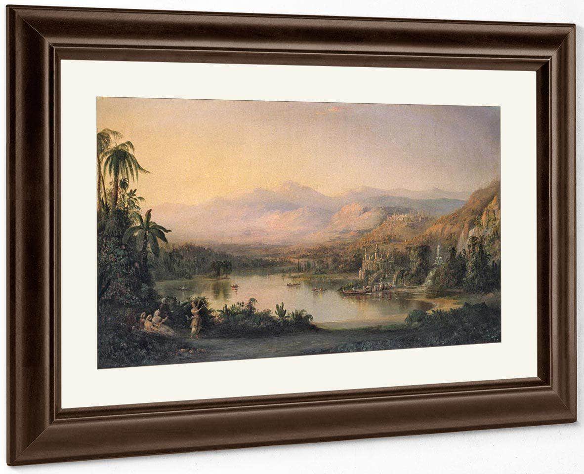 Vale Of Kashmir By Duncanson Robert Fine Art Print