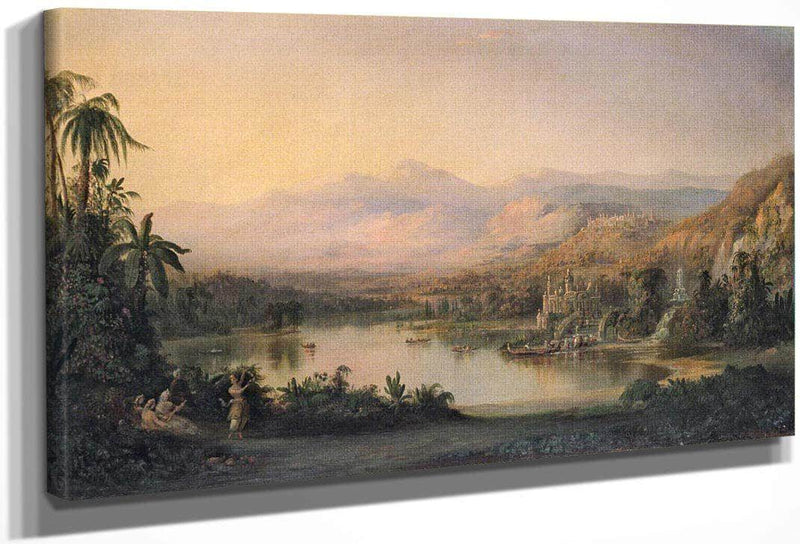 Vale Of Kashmir By Duncanson Robert Fine Art Print