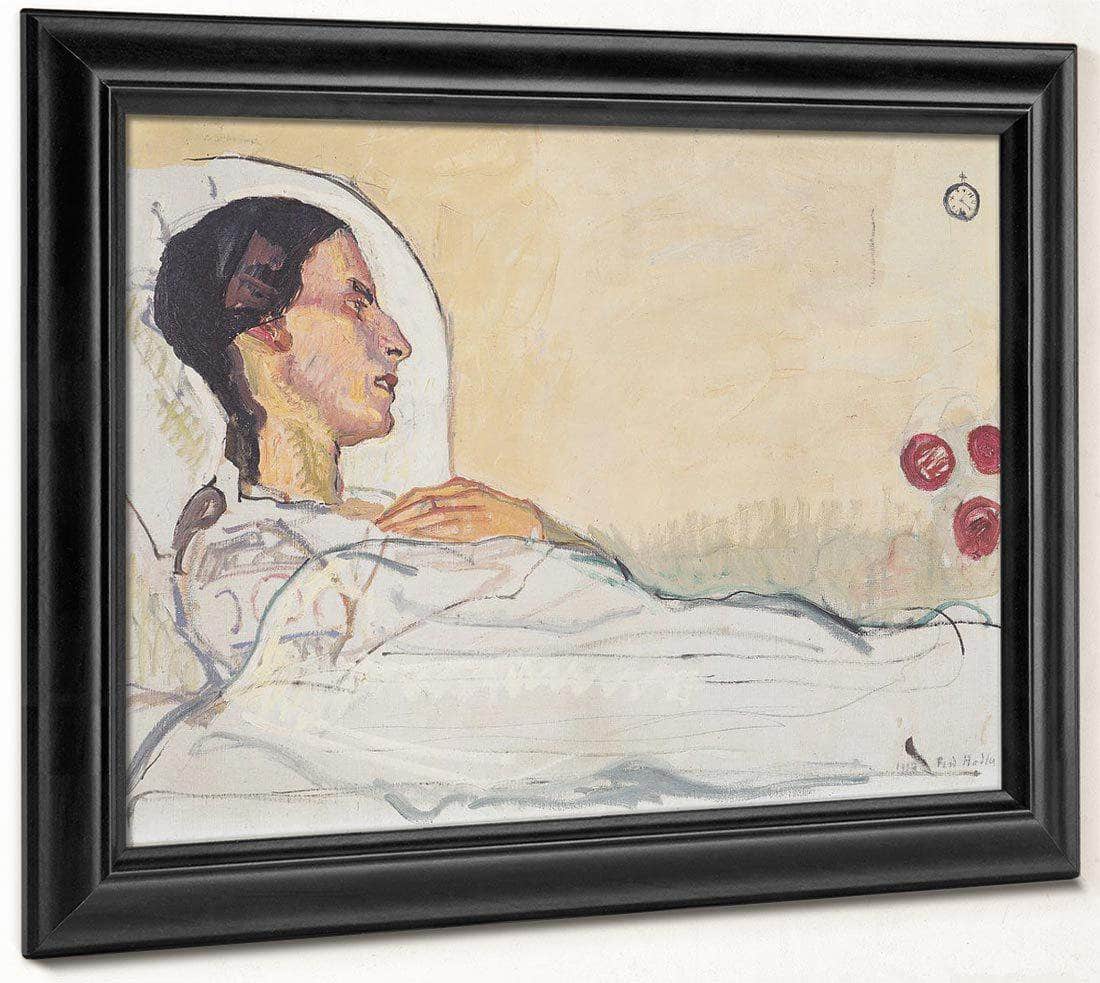 Valentine Gode Darel Im Krankenbett 1914 By Ferdinand Hodler Fine Art Print